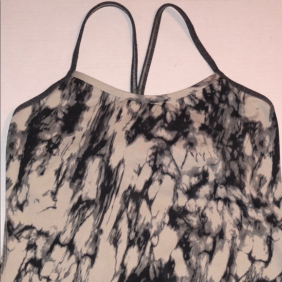 lululemon athletica Tops - Lululemon Marbled Tank w/Built-In Bra